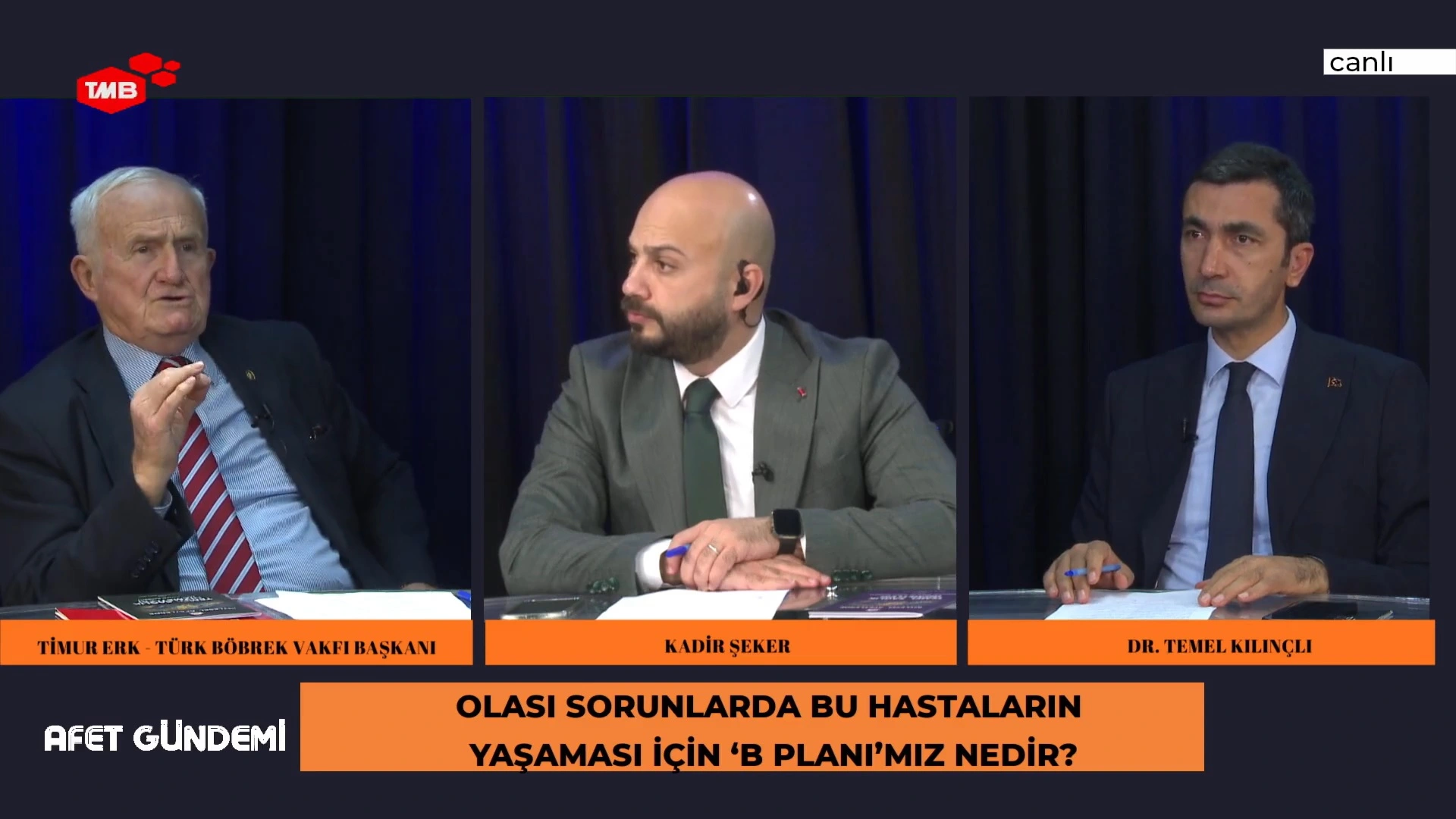 Afet Gündemi’nde Bu Hafta: Türk Böbrek Vakfı Başkanı Timur Erk ile "Afetlerde Sağlık ve Sanayi"